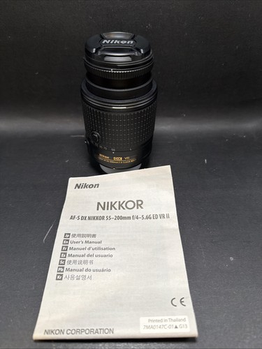 Nikon nikkor 55 - dx,