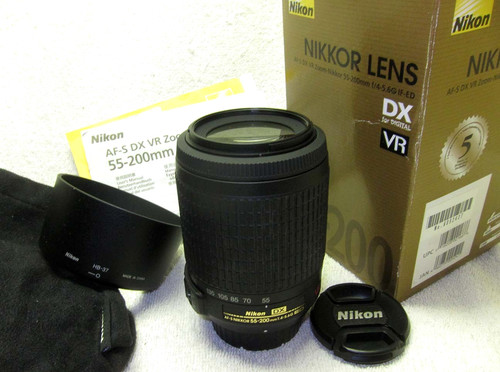 Nikon nikkor 200 mm - nikon, 55-200